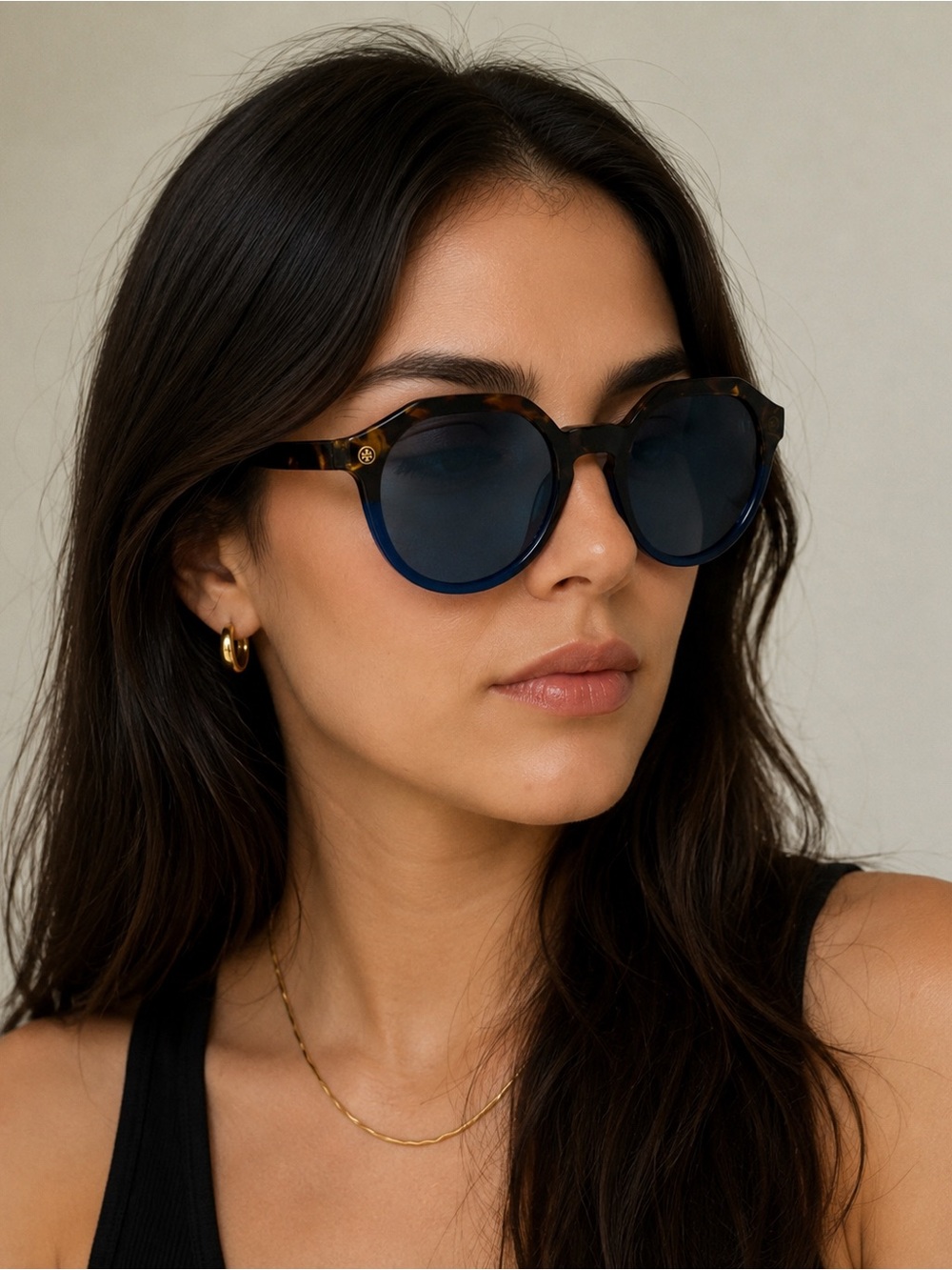 Tory Burch Authentic Round Sunglasses